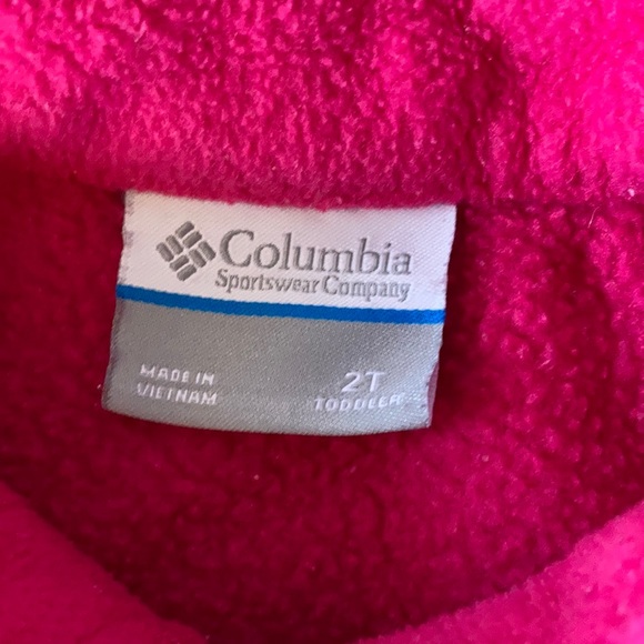 2t Girls Columbia Fleece - Picture 3 of 4